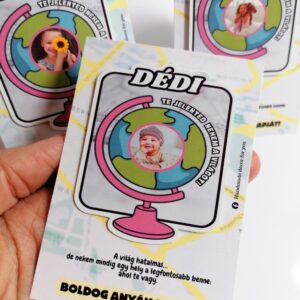 Földgömb Hűtőmágnes